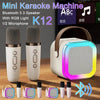 K12 Portable Karaoke Machine with Bluetooth 5.3 & Wireless Mics. Gadget Grab Hub 