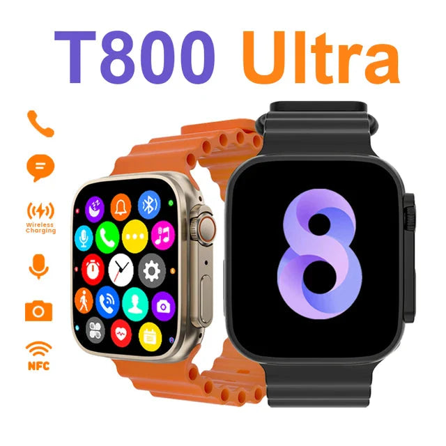 T800 Ultra Smart watch Ultra Series 8 Men‘s Smart Watch Ultra Gadget Grab Hub 